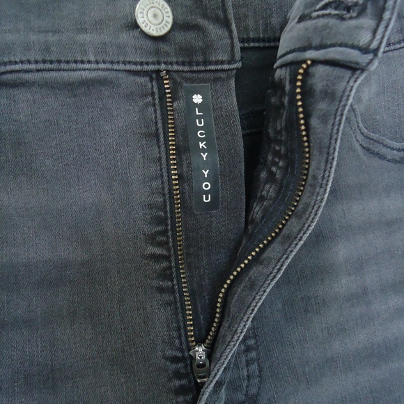 Lucky Brand Gray High-rise Skinny Jeans - Size 34 - Picture 8 of 12